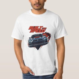 Heren 'Built for Speed' sportauto racen T-shirt