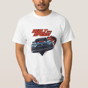 Heren 'Built for Speed' sportauto racen T-shirt