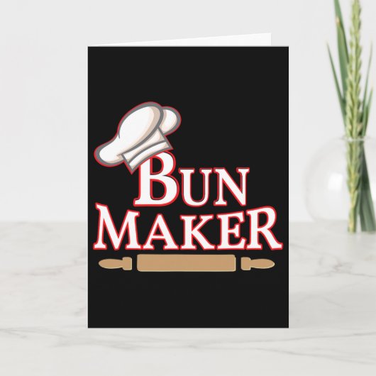 Heren Bun Maker Halloween Koppel Kostuums  Kaart (Voorkant)