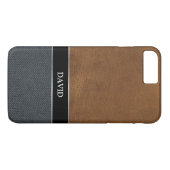 Heren Casual Canvas Aangepaste Naam iPhone 7 Plus Case-Mate iPhone Case (Achterkant (Horizontaal))