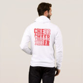 Heren Cheer Hoodie Jas (Achterkant volledig)