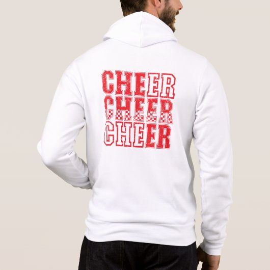 Heren Cheer Hoodie Jas (Achterkant)