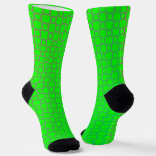 Heren crew sokken, Lime Light Green klassiek ontwe Sokken