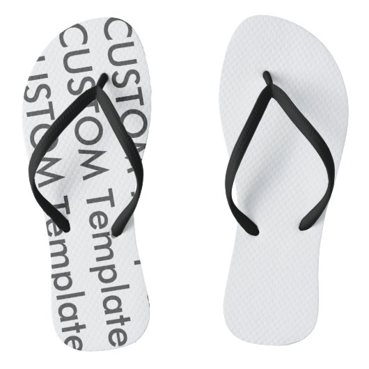 Heren Custom Thong Havaianas® stijl slippers Teenslippers (Voetbed)