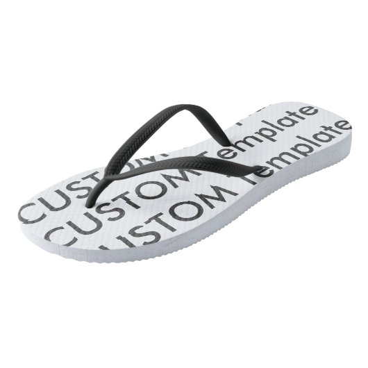 Heren Custom Thong Havaianas® Style Flip Flops (Schuin)