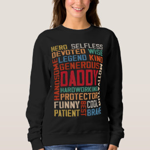 Heren Daddys World's Greatest Daddy Awesome Retro Trui