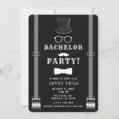 Heren Dames Bachelor Party Hipster Suspors Kaart (Voorkant)