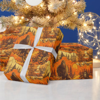Heren & Dames Bigfoot Genieten van de Natuur Cadeaupapier