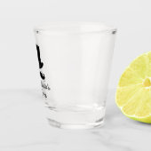 Heren dapper pet en snor aangepaste drink shot glas (Rechts)