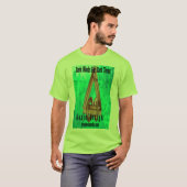Heren "Dark Minds For Dark Time" gekleurd T-shirt (Voorkant volledig)