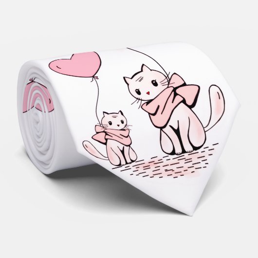 Heren Designer Das Kat Roze Harten (Opgerold)