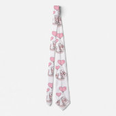 Heren Designer Das Kat Roze Harten (Achterkant)