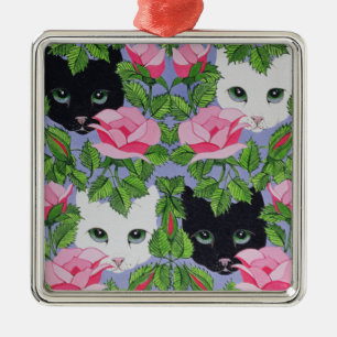 Heren die naar jou kijken metalen ornament