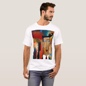 Heren Double-Dry jersey T-shirt (Voorkant volledig)