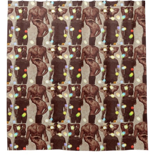 Heren Douchegordijn (Voorkant)