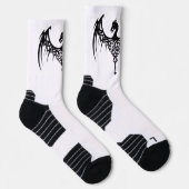 Heren draak symbool sokken (Rechts)