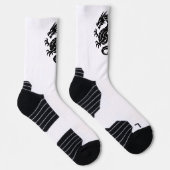 Heren draak symbool sokken (Rechts)