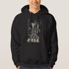 Heren Dragon Grafische Hoodie Streetwear Stijlvoll