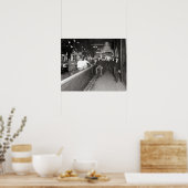 Heren Drink in de bar, 1910. foto Poster (Keuken)