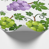 Heren druiven en druiven cadeaupapier (Hoek)