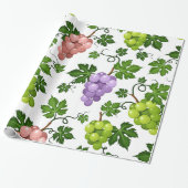 Heren druiven en druiven cadeaupapier (Uitgerold)