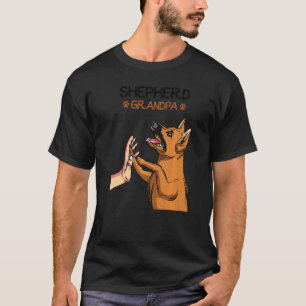 Heren Duitse Herder Hond Opa T-shirt