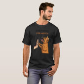 Heren Duitse Herder Hond Opa T-shirt (Voorkant volledig)