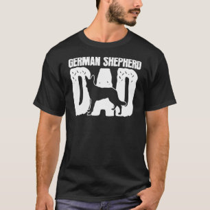 Heren Duitse Herder Vader Hond Vaderdag T-shirt
