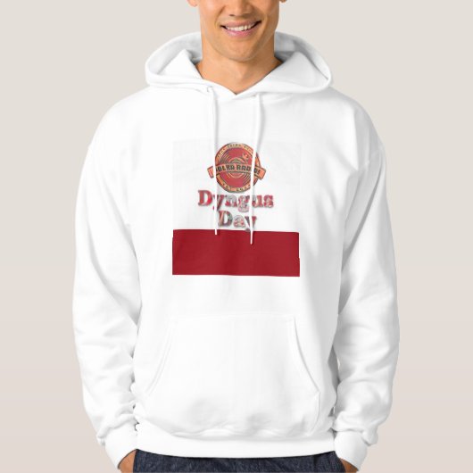 Heren Dyngus Day Polka Radio Hoodie (Voorkant)