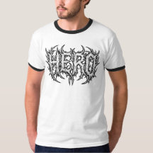 Heren Edgy HERO Streetwear Shirt | Gothic Metal Hu