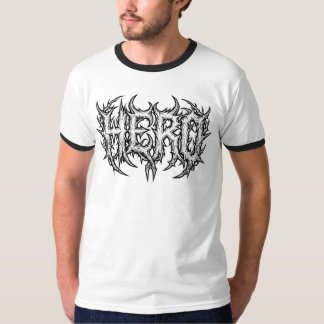 Heren Edgy HERO Streetwear Shirt | Gothic Metal Hu
