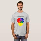 Heren: een Venn Diagram grappig T-shirt (Voorkant volledig)