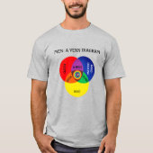 Heren: een Venn Diagram grappig T-shirt (Voorkant)