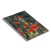 Heren en dames Italiaanse Arum Bloemen Notitieboek (Rechterzijde)