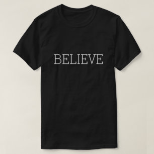 Heren- en Dames T-Shirts - Citaat Geloof