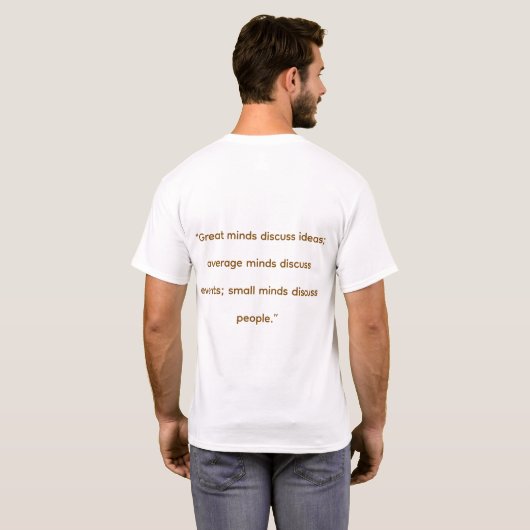 heren- en damesoverhemd t-shirt (Achterkant volledig)