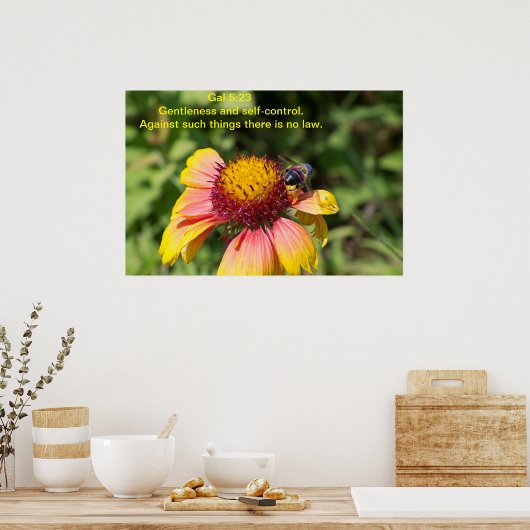 Heren en zelfbeheersing poster (Keuken)