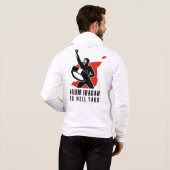 Heren FITHY Zip-Up Hoodie (Achterkant volledig)