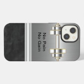 Heren Fitness Thema iPhone Hoesje (Achterkant horizontaal)