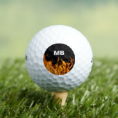 Heren Flames Monogram Golfballen (Insitu Shirt)