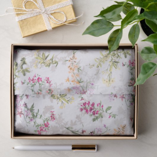 Heren floreel patroon tissuepapier (Geschenk)