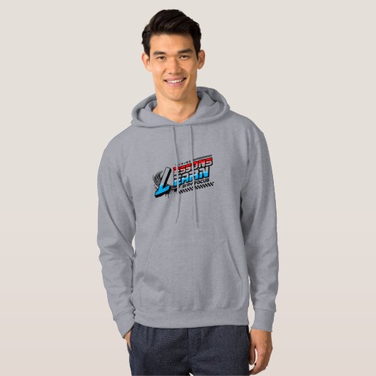 HEREN FOCUS LESSEN LEREN TRUI MET KAP HOODIE (Voorkant volledig)
