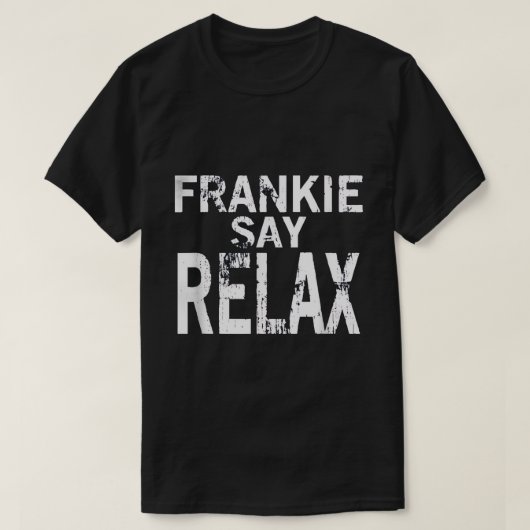 Heren Frankie Say Relax T-shirt (Design voorkant)