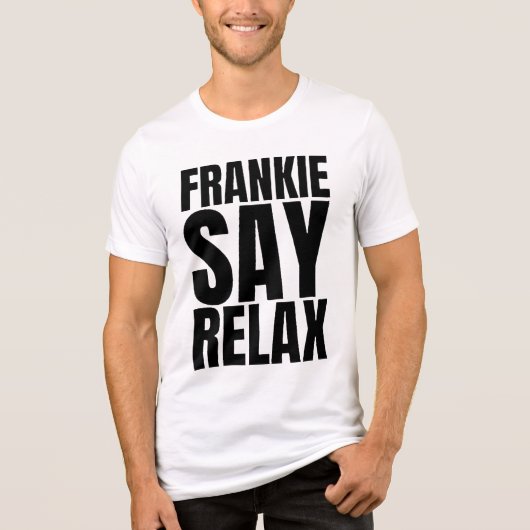 Heren Frankie Say Relax Tshirt (Voorkant)