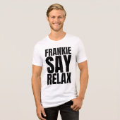 Heren Frankie Say Relax Tshirt (Voorkant volledig)