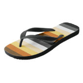 Heren Gay Bear Flag Strepen Teenslippers (Schuin)