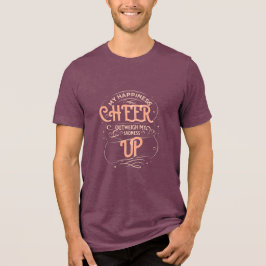 HEREN GELUKZALIGHEID OPBEUREN TRI-BLEND T-SHIRT