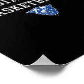 Heren Georgia State R Icon Sketll - Panthers  Poster (Hoek)