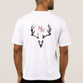 Heren getailleerde performance T-shirt (Achterkant)