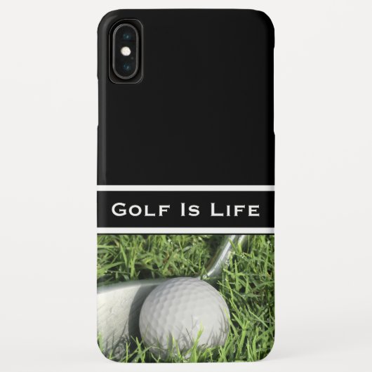 Heren Golf Thema Case-Mate iPhone Case (Achterkant)